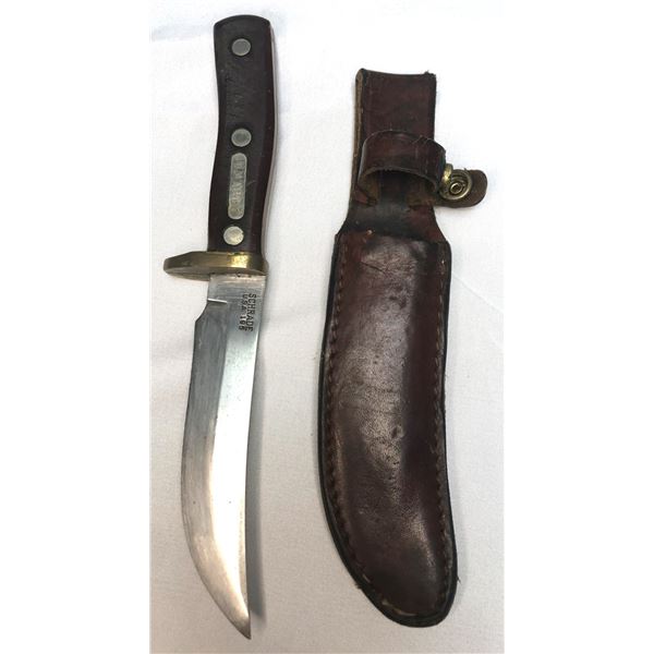 Schrade Old Timer 165 Hunting Knife w/ Sheath