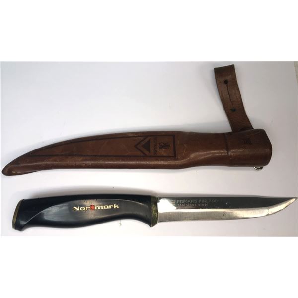 Normark FINLAND Hunting Knife w/ Sheath