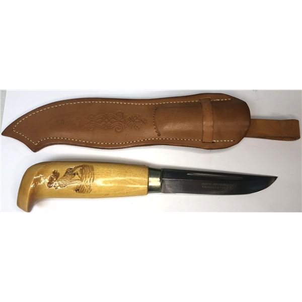 Kauhava FINLAND Hunting Knife w/ Sheath