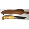 Image 1 : Kauhava FINLAND Hunting Knife w/ Sheath