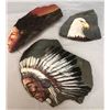 Image 1 : First Nations Native STONE ART x3