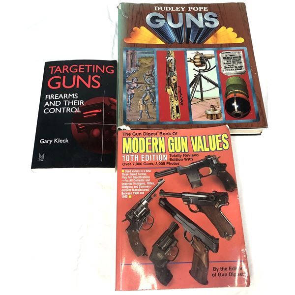 Guns & Firearms Book LOT x3