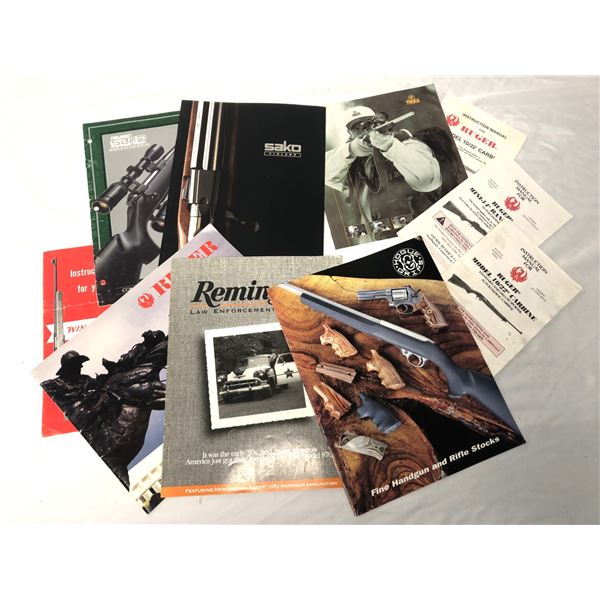 Firearm Catalogs & Manual MIXED LOT Winchester