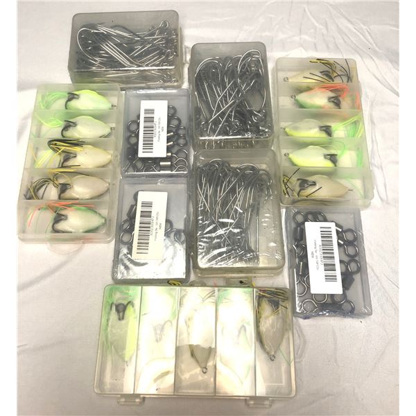 Fishing  HOOKS & Lures - Large Lot NEW
