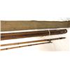 Image 10 : Antique FLY Fishing Gear - Rod Tube, Various Wood Rods & Tips