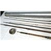 Image 3 : Antique FLY Fishing Gear - Rod Tube, Various Wood Rods & Tips