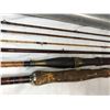 Image 4 : Antique FLY Fishing Gear - Rod Tube, Various Wood Rods & Tips