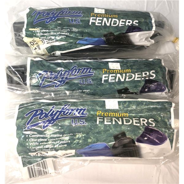Polyform Boat Fenders x3 - NEW