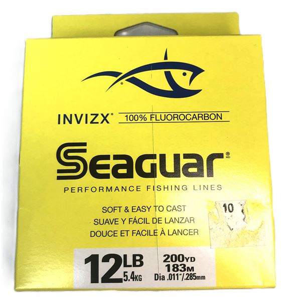 SEAGUAR Flurocarbon Fishing Line - 12LB / 200YRD