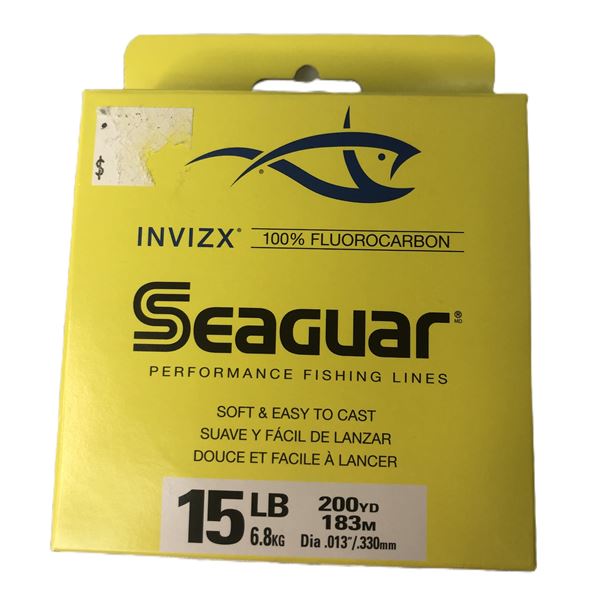 SEAGUAR Flurocarbon Fishing Line - 15LB / 200YRD