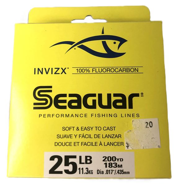 SEAGUAR Flurocarbon Fishing Line - 25LB / 200YRD