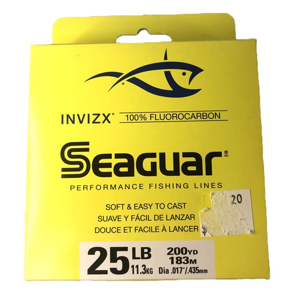 SEAGUAR Flurocarbon Fishing Line - 25LB / 200YRD