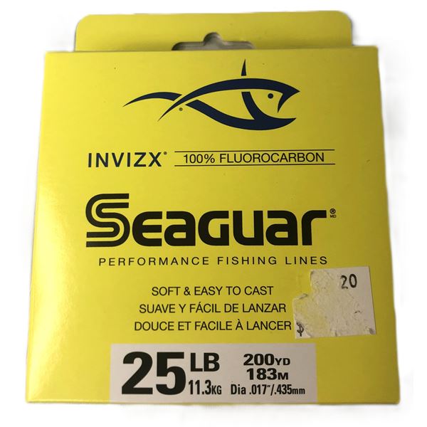 SEAGUAR Flurocarbon Fishing Line - 25LB / 200YRD