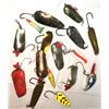 Image 1 : Large Fishing SPOONS Spinner Lures LOT