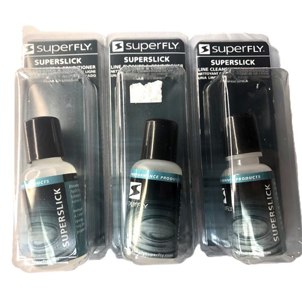 Superslick FLY Line Cleaner and Conditioner x3 Bottles NEW