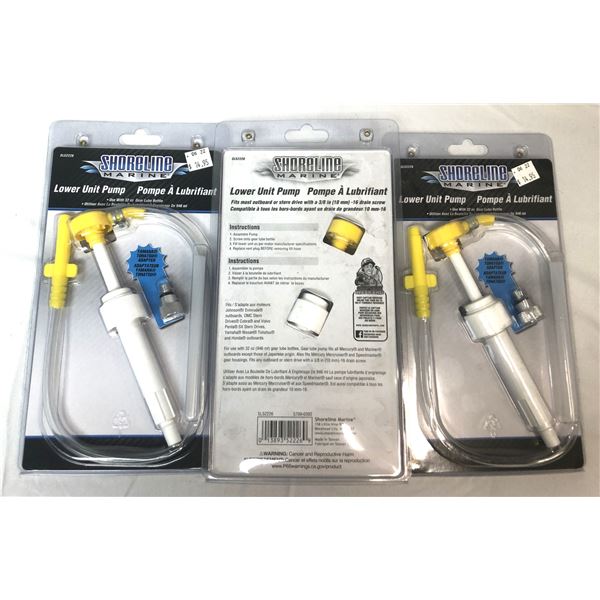 Shoreline MARINE Lower Unit Pump x3 - NEW