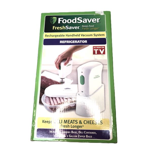 FoodSaver Rechargable Handheld Vacuum System - NEW