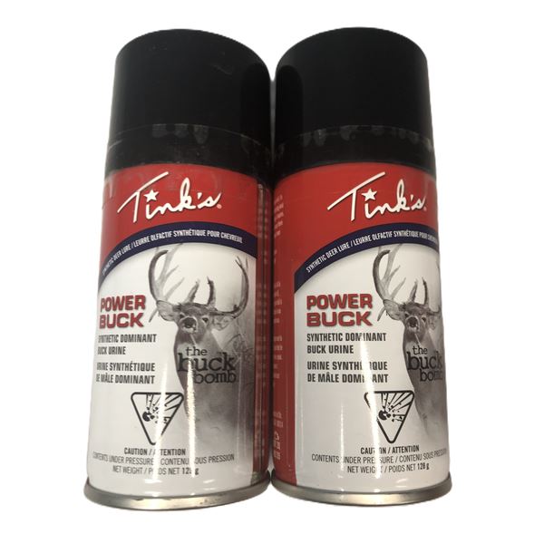 Tinks Power Buck URINE Spray x2 - Synthetic NEW