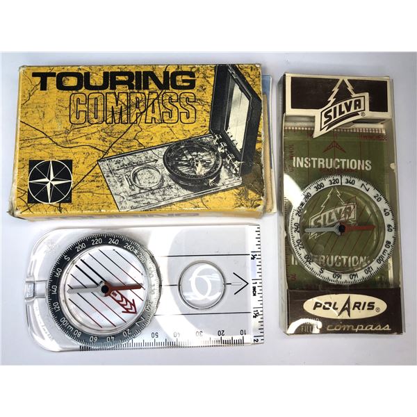 Vintage COMPASS Lot x2 - Silva, West German