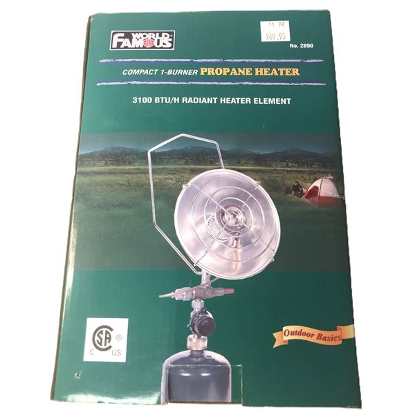 World Famous Propane Heater - NEW