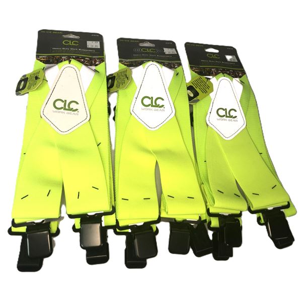 Hi-VIZ Work Suspenders x3 - Adjustable NEW