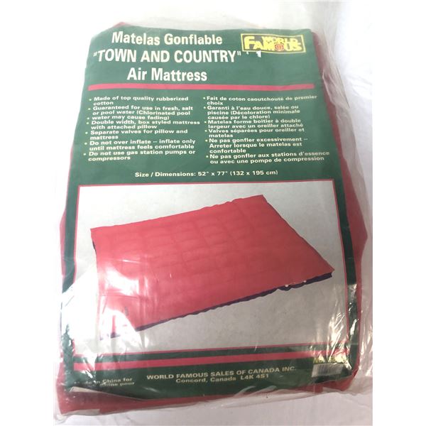 WF Air Mattress - 52 x 77 Inches - NEW