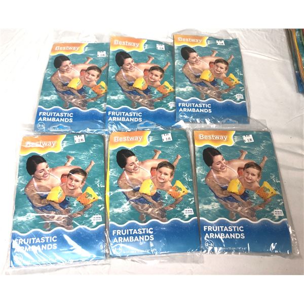 Inflatable Swim ARMBANDS x6 Packs - NEW