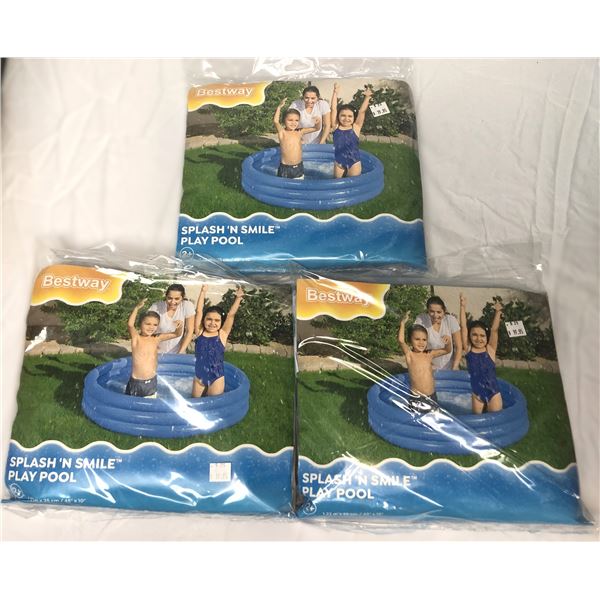 Inflatable Splash Pool x3 - NEW