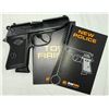 Image 1 : Walther PPK (James Bond) 9mm Handgun by Bruni Blank Firing Gun NEW - Made in Italy