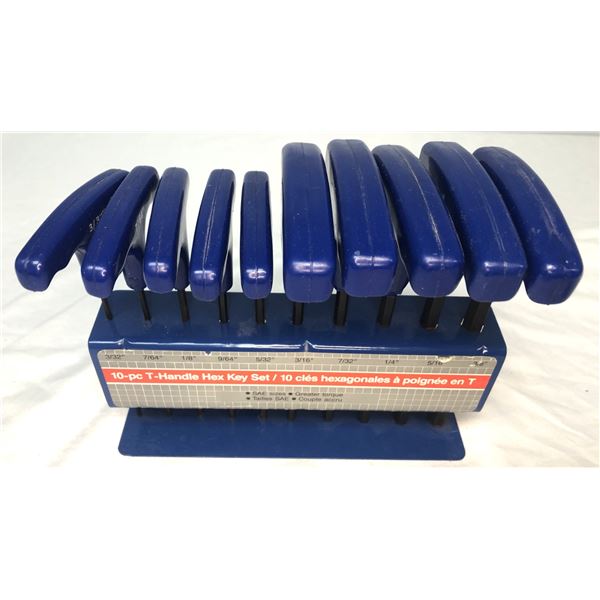 T-Handle HEX KEY Set - 10 Pieces