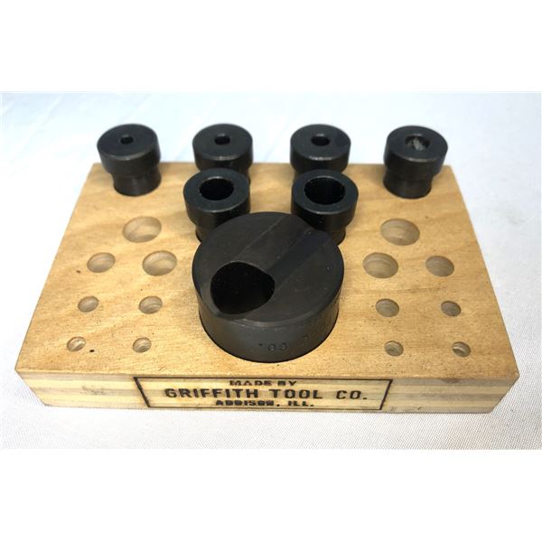 Griffith Tool Co.SET w/ Wood Block