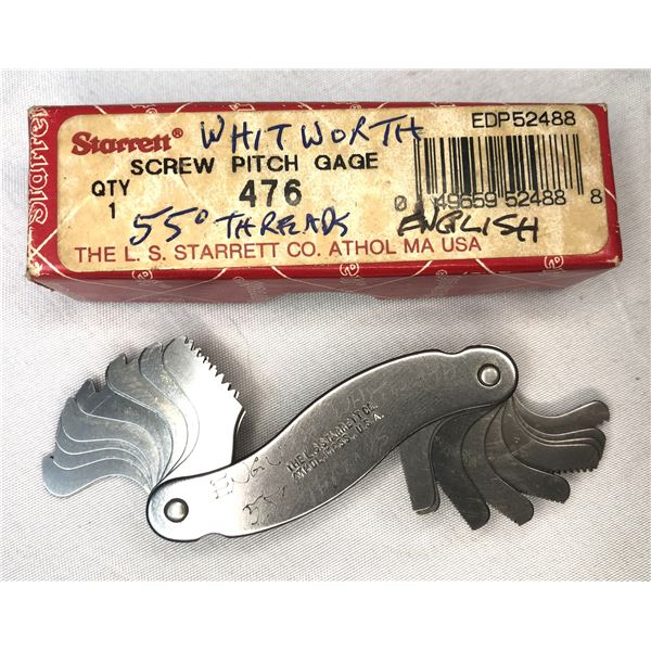 Starrett Pitch Gauges x2 - Boxed