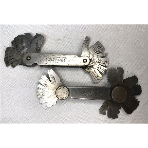 Pitch Gauge LOT x5 - Lufkin, Starrett