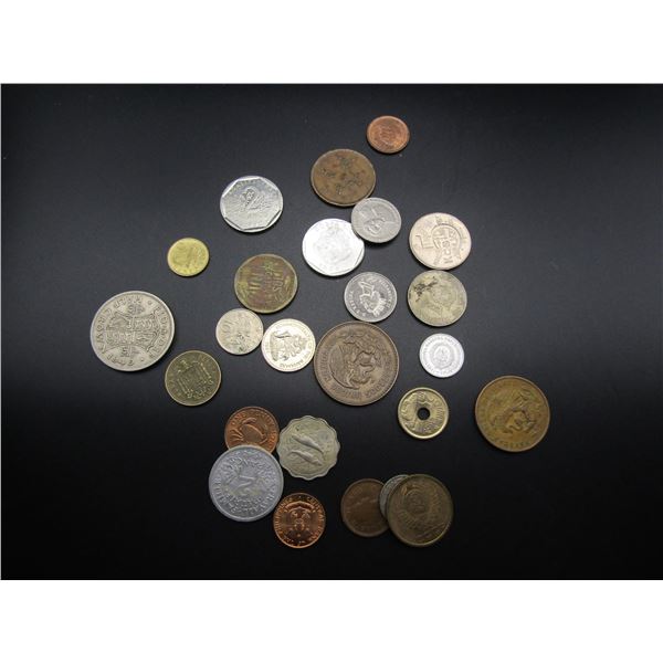 25 Unsearched World/ Foreign Coins