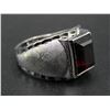 Image 2 : Joseph Esposito Sterling Silver Ruby Red Gemstone Ring, Size 9