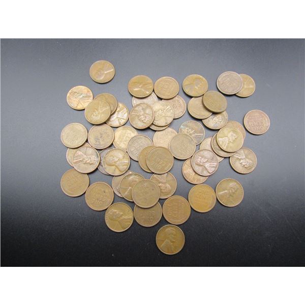 50 Unsearched Lincoln Wheat Cents