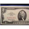 Image 2 : 1963 Red Seal US 2 Dollar Note, GEM CRISP UNC