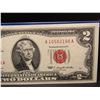 Image 3 : 1963 Red Seal US 2 Dollar Note, GEM CRISP UNC