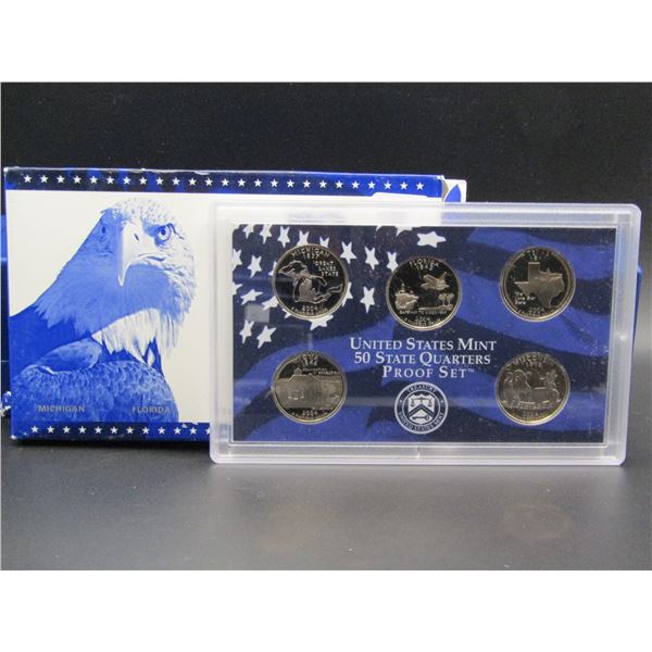 2004 S Us Mint 50 State Quarter Proof Set, OGP