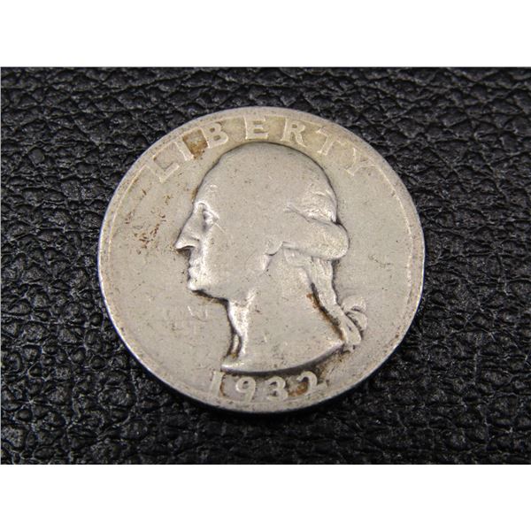 KEY DATE 1932-S Washington Quarter, LOW Mintage, tough