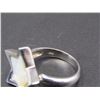 Image 4 : Vintage Sterling Silver Mother of Pearl Star Shaped Ring, Size 7