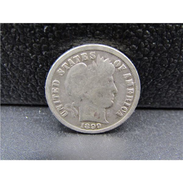 1899 Barber Dime, 90% Silver