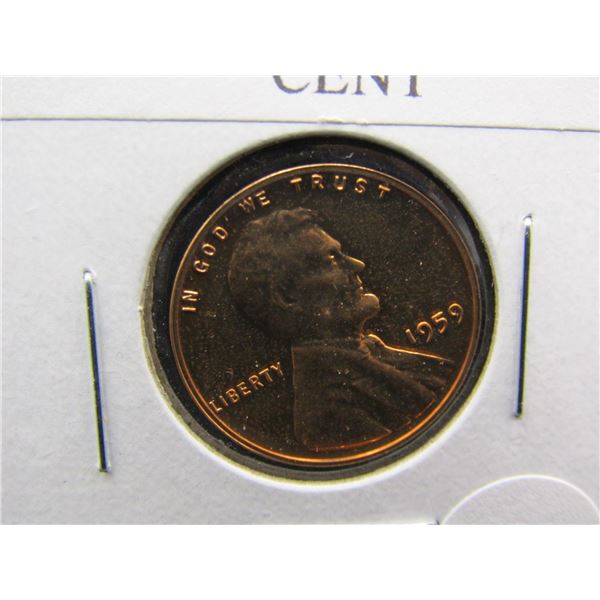 1959 Proof Lincoln Memorial Cent, 1st Year!