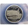 Image 2 : 2008-S Arizona 90% Silver Quarter, PCGS PR69DCAM