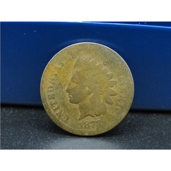 1878 Indian Head Cent, Semi Key
