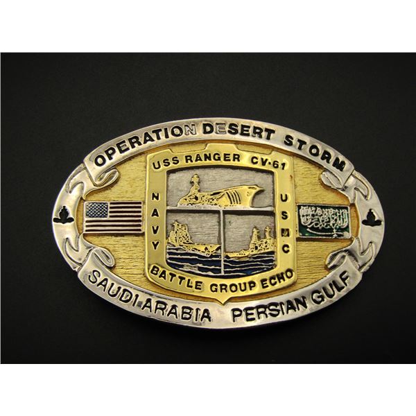 Operation Desert Storm Commemorative Belt Buckle