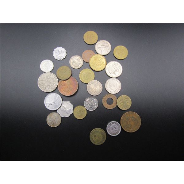 25 Unsearched World/ Foreign Coins