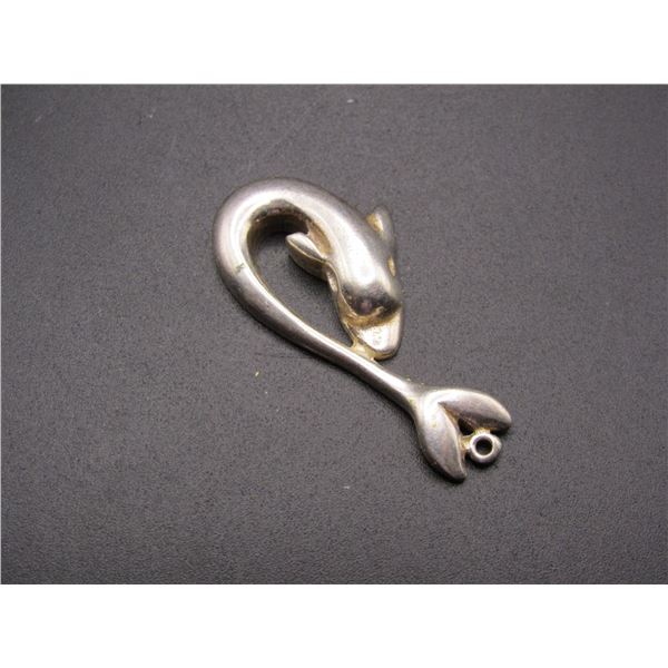 Sterling Silver Dolphin Pendant