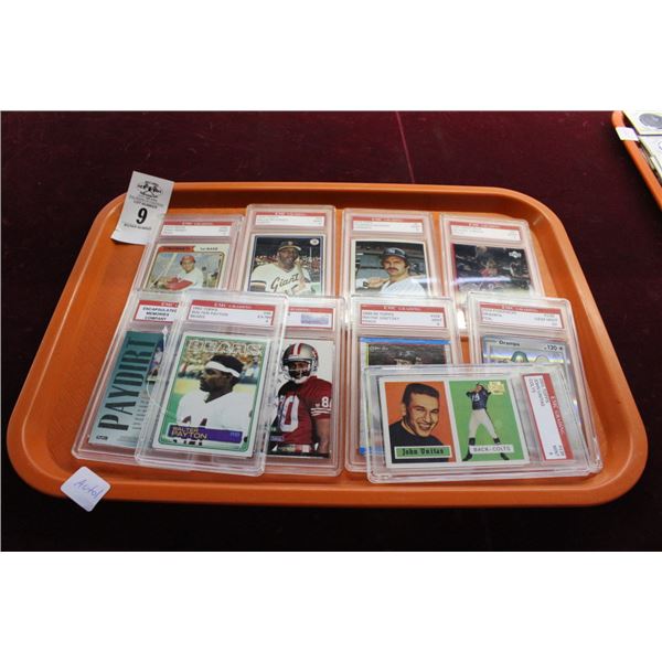 Sports Trading Cards in Collector Sleeves w/Perez/Michael Jordan/Others - 10