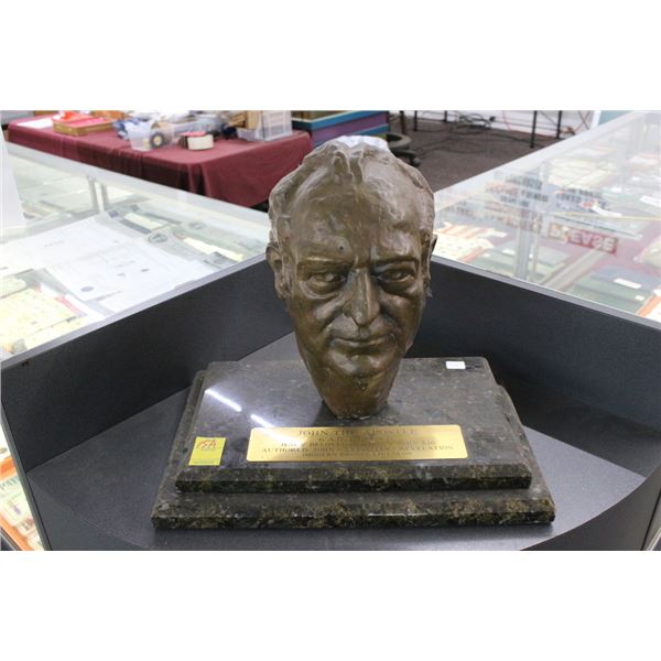 Bust on Granite Stand - John The Apostle